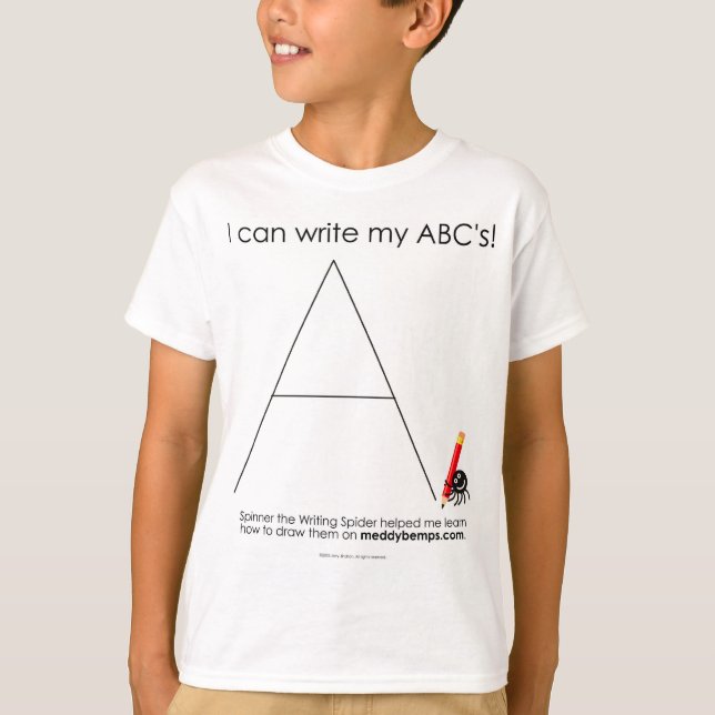 I can Write my ABC's T-Shirt (Front)