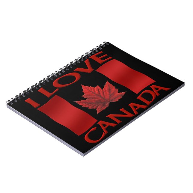 I Canada Canada Journal Canada Souvenir Notebooks (Left Side)