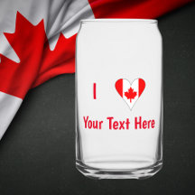 I (Canadian Flag Heart) Your Red Text