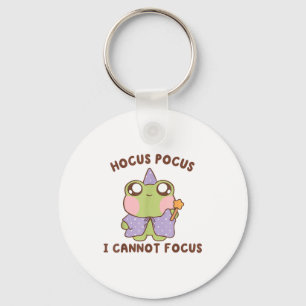 I Cannot Focus Funny Adhd Sitive Frog  Key Ring