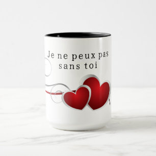 I cannot live without you mug