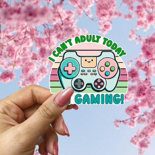 I can't adult today cute joystick