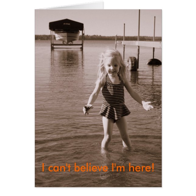 I can't believe I'm here! (Front)