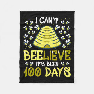 I Can't Believe It's Been 100 Days 100th Day Of Sc Fleece Blanket