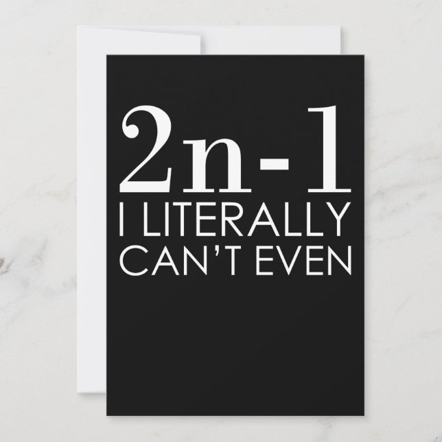 I Can't Even Math Teacher Mathematics Maths Thank You Card (Front)