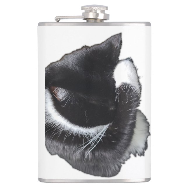 I Can't Even Right Meow Hip Flask (Front)