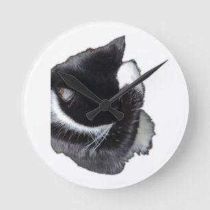 I Can't Even Right Meow Round Clock