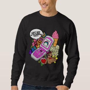 I Cant Give You A Hug So I Am Sending A Rainbow Fo Sweatshirt