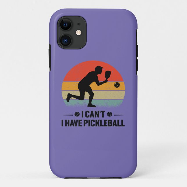 I can't I have pickleball, Pickleball Lover Case-Mate iPhone Case (Back)