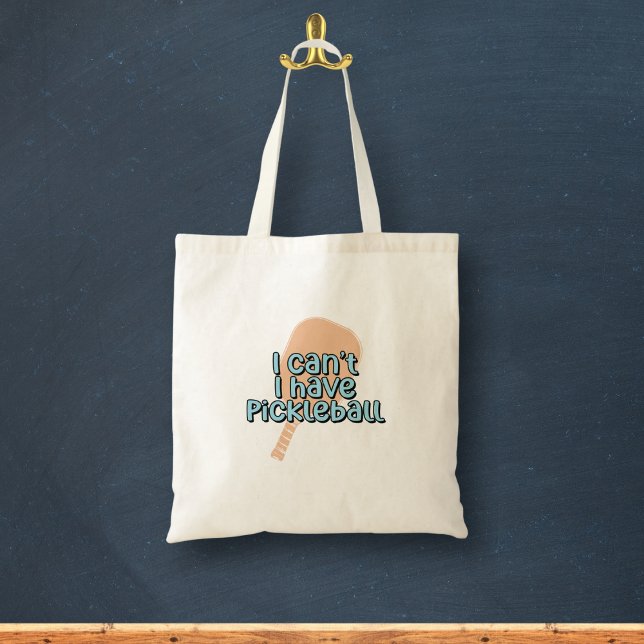I can't, I have pickleball | Pickleball Paddle Tote Bag (Creator Uploaded)