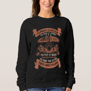 I Cant I Have Plans In The Garage Car Sweatshirt