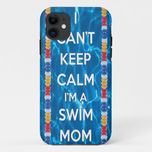 I can't keep calm I'm a swim mum Case-Mate iPhone Case