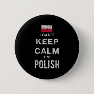 I Can't Keep Calm I'm Lish Novelty 6 Cm Round Badge