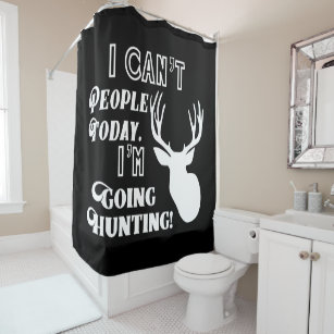 Deer Antler Shower Curtains Zazzle Co Nz
