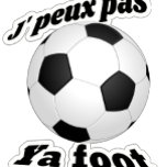 I can't play ya football faux canvas print<br><div class="desc">Imitation canevas with soccer fan motif,  I can't ya soccer,  an original gift idea for a soccer fan</div>