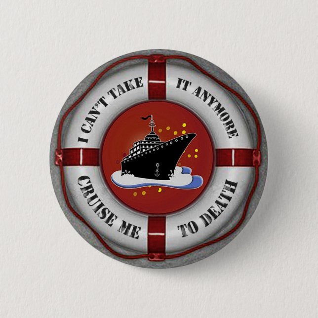 I Can't Take It Anymore 6 Cm Round Badge (Front)