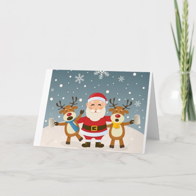 I CAN'T WAIT TO "CELEBRATE" CHRISTMAS WITH "YOU" HOLIDAY CARD (Front)