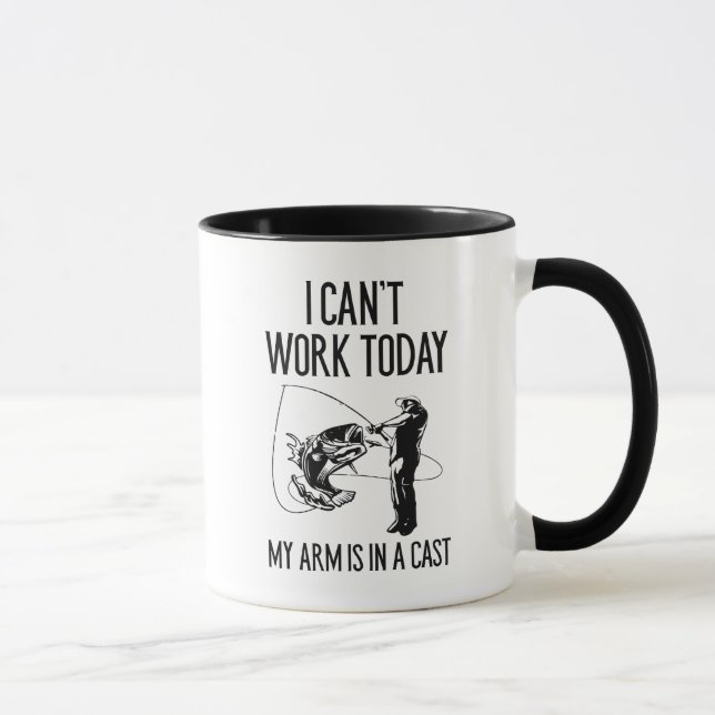 I Can't Work Today Mug (Right)