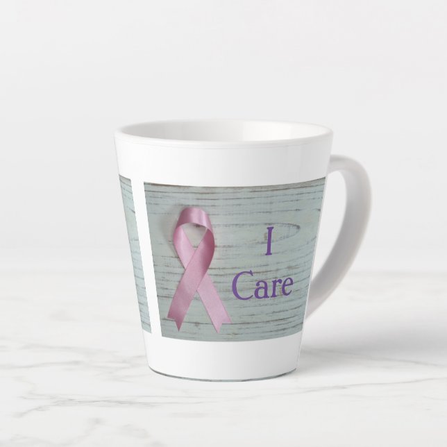 I Care Latte Mug (Right Angle)