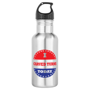 I Carved Turns Today 532 Ml Water Bottle