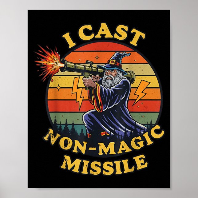 I Cast Non-magic Missile  Poster (Front)