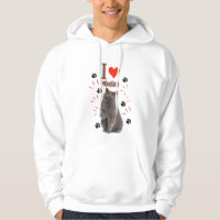 I ❤️ Cats – Cute Cat & Paw Print Design