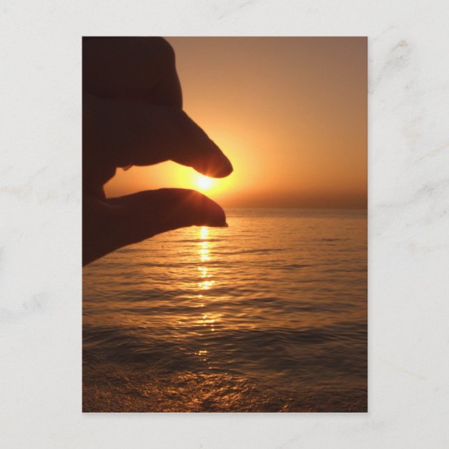 I caught the sun for you postcard (Front)