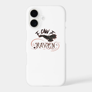 I Caw The Raven Gothic Art Horror Classic Retro