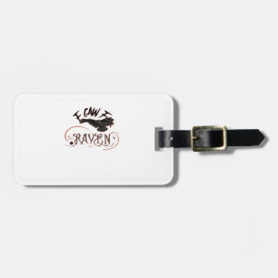 I Caw The Raven Gothic Art Horror Classic Retro Luggage Tag