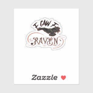 I Caw The Raven Gothic Raven Art Horror Design Ess