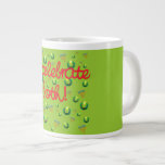 I Celebrate Both Christmas and Hanukkah! Large Coffee Mug<br><div class="desc">I celebrate both!  For blended families that celebrate both Christmas and Hanukkah,  we offer this lovely design. It features a wreath and menora pattern.</div>