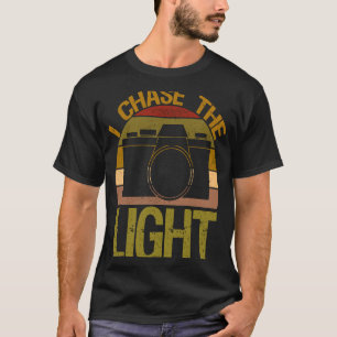 I Chase The Light Camera Aperture Focal Length T-Shirt