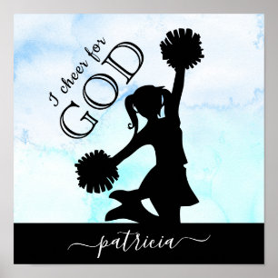 "I Cheer For God" Poster