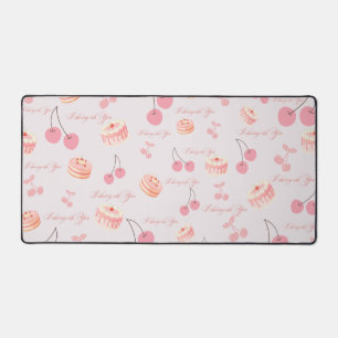 I cherry-ish you  desk mat