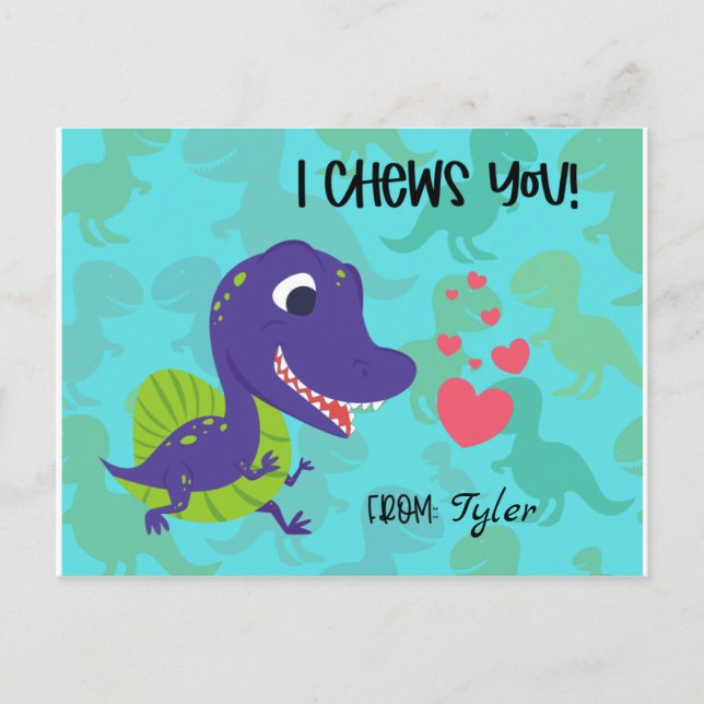 I Chews You Valentine's Day Card (Front)