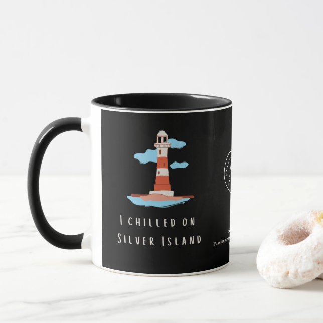 I chilled on Silver Island Mug (With Donut)