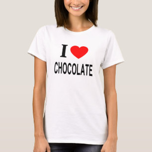 I ❤️ CHOCOLATE I LOVE CHOCOLATE I HEART CHOCOLATE T-Shirt