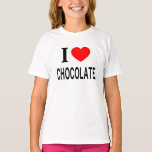 I ❤️ CHOCOLATE I LOVE CHOCOLATE I HEART CHOCOLATE T-Shirt