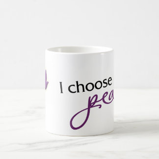 I choose peace mug