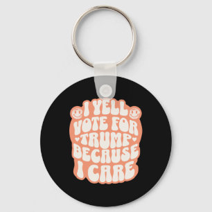 I Choose The Felon Funny Trump Patriot Republican Key Ring
