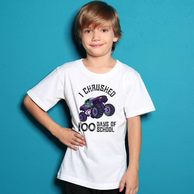 I chrused 100 days of school green monster truck  T-Shirt (Creator Uploaded)