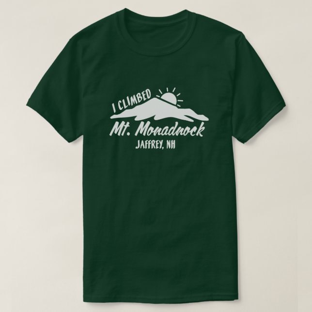 I Climbed Mount Monadnock Shirt (Design Front)