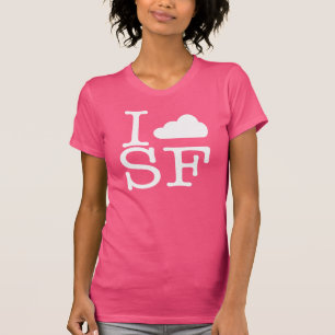 I Cloud SF (White) T-Shirt