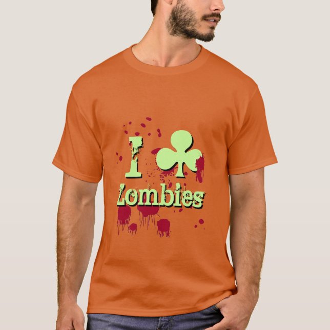 I Club Zombies T-Shirt (Front)