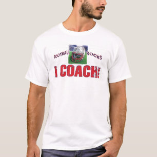 I Coach! Helmet Football T-Shirt