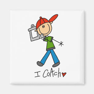 I Coach T-shirts and Gifts Magnet