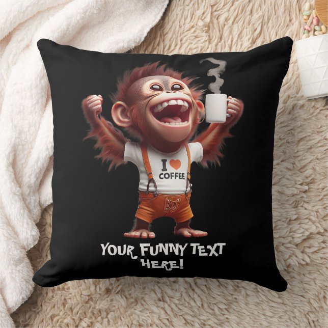 I ♥ Coffee Cushion (Blanket)