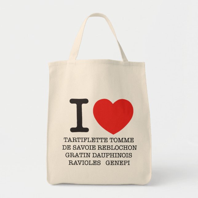 I Coil Tartiflette Tote Bag (Front)