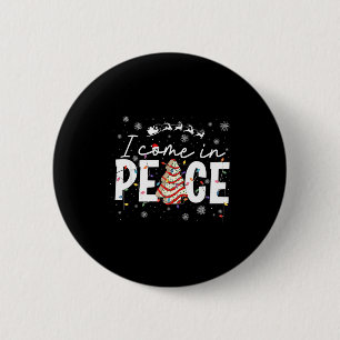 I Come In Peace Couple Matching Ugly Christmas Swe 6 Cm Round Badge