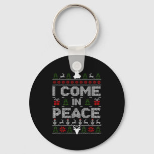I Come In Peace - I'm Peace Couple Matching Ugly C Key Ring